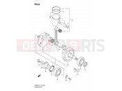 SUZUKI RM250 K8 (2008) (E19) 6 - CRANKSHAFT