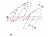 SUZUKI RM250 K1 (2001) (E03,E28) 21 - FRAME COVER (MODEL K1)