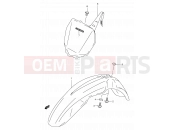 SUZUKI RM250 K1 (2001) (E03,E28) 22 - FRONT FENDER (MODEL K1/K2/K3)