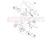 SUZUKI RM250 K3 (2003) (E03,E28) 24 - HANDLE LEVER (MODEL K1/K2/K3)