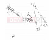 SUZUKI RM250 K4 (2004) (E03,E28) 17A - STAND - FOOTREST (MODEL K3/K4/K5/K6)