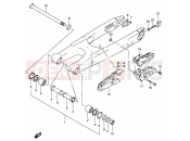 SUZUKI RM250 K5 (2005) (E03,E28) 33B - REAR SWINGING ARM (MODEL K5/K6)