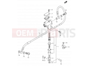 SUZUKI RM250 K5 (2005) (E03,E28) 38C - REAR MASTER CYLINDER (MODEL K5/K6)