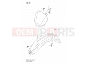 SUZUKI RM250 K7 (2007) (E03,E28,E33) 23 - FRONT FENDER