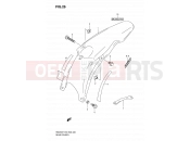 SUZUKI RM250 K7 (2007) (E03,E28,E33) 26 - REAR FENDER