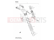 SUZUKI RM250 K7 (2007) (E03,E28,E33) 35 - REAR SHOCK ABSORBER