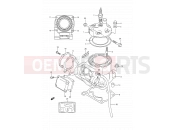 SUZUKI RM250 K (1989) (E03,E28,E33) 1A - CYLINDER (MODEL M/N)