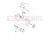 SUZUKI RM250 K (1989) (E03,E28,E33) 5C - CRANKSHAFT (MODEL N)