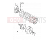 SUZUKI RM250 L (1990) (E03,E28,E33) 10 - CLUTCH (MODEL K/L/M)