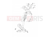 SUZUKI RM250 L (1990) (E03,E28,E33) 23A - STEERING STEM (MODEL M/N)