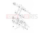 SUZUKI RM250 L (1990) (E03,E28,E33) 33A - CUSHION LEVER (MODEL L)