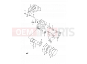 SUZUKI RM250 L (1990) (E03,E28,E33) 36C - REAR CALIPERS (MODEL N)