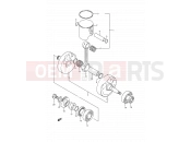 SUZUKI RM250 N (1992) (E03,E28,E33) 5A - CRANKSHAFT (MODEL L)