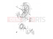 SUZUKI RM250 N (1992) (E03,E28,E33) 25A - FRONT WHEEL (MODEL N)