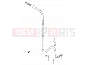 SUZUKI RM250 N (1992) (E03,E28,E33) 29 - FRONT BRAKE HOSE (MODEL K/L/M)
