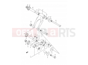 SUZUKI RM250 N (1992) (E03,E28,E33) 33C - CUSHION LEVER (MODEL N)
