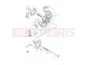 SUZUKI RM250 N (1992) (E03,E28,E33) 35A - REAR WHEEL (MODEL L/M)