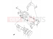 SUZUKI RM250 N (1992) (E03,E28,E33) 36 - REAR CALIPERS (MODEL K)