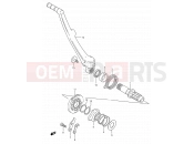 SUZUKI RM250 S (1995) (E03,E28,E33) 13 - KICK STARTER