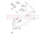 SUZUKI RM250 S (1995) (E03,E28,E33) 17 - STAND - FOOTREST