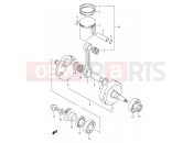 SUZUKI RM250 T (1996) (E02) 5 - CRANKSHAFT