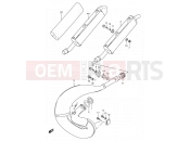 SUZUKI RM250 T (1996) (E02) 8 - MUFFLER