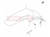SUZUKI RM250 T (1996) (E02) 25 - REAR FENDER