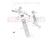 SUZUKI RM250 T (1996) (E02) 34 - SHOCK ABSORBER (MODEL T)