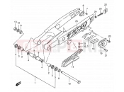 SUZUKI RM250 V (1997) (E02) 33A - REAR SWINGING ARM (MODEL V)