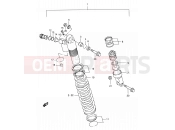 SUZUKI RM250 V (1997) (E02) 34A - SHOCK ABSORBER (MODEL V)