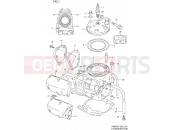 SUZUKI RM250 W (1998) (E02) 1 - CYLINDER (MODEL T/V/W)