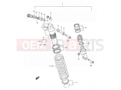 SUZUKI RM250 Y (2000) (E02) 34D - SHOCK ABSORBER (MODEL Y)