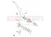 SUZUKI RM250 T (1996) (E03,E28,E33) 13 - KICK STARTER