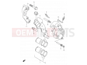 SUZUKI RM250 T (1996) (E03,E28,E33) 31 - FRONT CALIPER