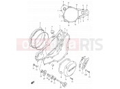 SUZUKI RM250 V (1997) (E03,E28,E33) 4 - CRANKCASE COVER- WATER PUMP