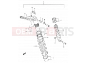 SUZUKI RM250 V (1997) (E03,E28,E33) 34A - SHOCK ABSORBER (MODEL V)