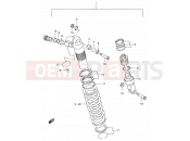SUZUKI RM250 W (1998) (E03,E28,E33) 34B - SHOCK ABSORBER (MODEL W)