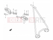 SUZUKI RM250 Y (2000) (E03,E28,E33) 17 - STAND - FOOTREST