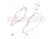 SUZUKI RM250 Y (2000) (E03,E28,E33) 21 - FRAME COVER