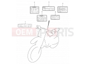 SUZUKI RM250 Y (2000) (E03,E28,E33) 26 - LABEL