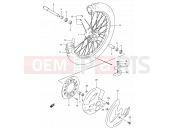 SUZUKI RM250 Y (2000) (E03,E28,E33) 30A - FRONT WHEEL (MODEL V/W/X/Y)