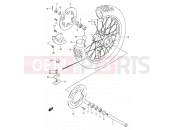 SUZUKI RM250 Y (2000) (E03,E28,E33) 36A - REAR WHEEL (MODEL Y)