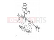 SUZUKI RM50 N (1992) 5 - PISTON - CRANKSHAFT