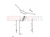 SUZUKI RM50 N (1992) 33 - HANDLEBAR - CONTROL CABLE