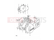 SUZUKI RM50 X (1999) 4 - CRANKCASE COVER
