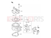 SUZUKI RM60 K3 (2003) (E24) 1 - CYLINDER HEAD/CYLINDER