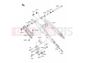 SUZUKI RM60 K3 (2003) (E24) 18 - SWINGARM