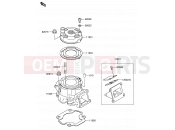SUZUKI RM65 K3 (2003) (E24) 1 - CYLINDER HEAD/CYLINDER