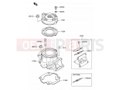 SUZUKI RM65 K4 (2004) (E21) 1 - CYLINDER HEAD/CYLINDER