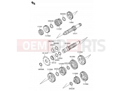SUZUKI RM65 K4 (2004) (E24) 7 - TRANSMISSION